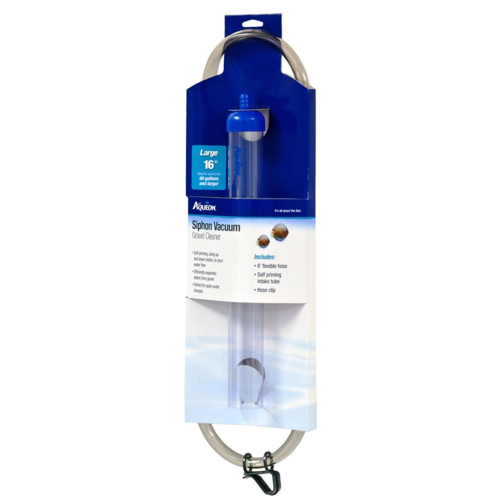 Aqueon Aquarium Siphon Vacuum Gravel Cleaner No Bulb, 1ea/Large  16 in