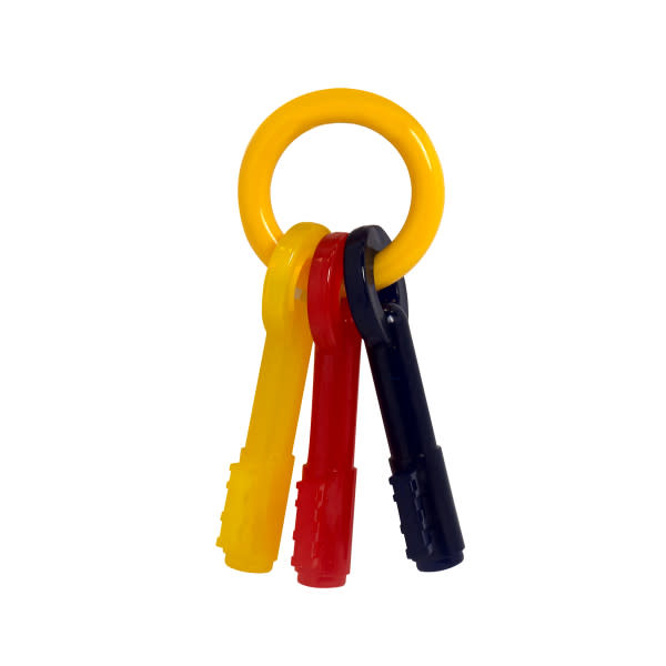 Nylabone Just for Puppies Teething Chew Toy Keys Bacon, 1ea/SMall/Regular  Up To 25 Ibs. 1 ct