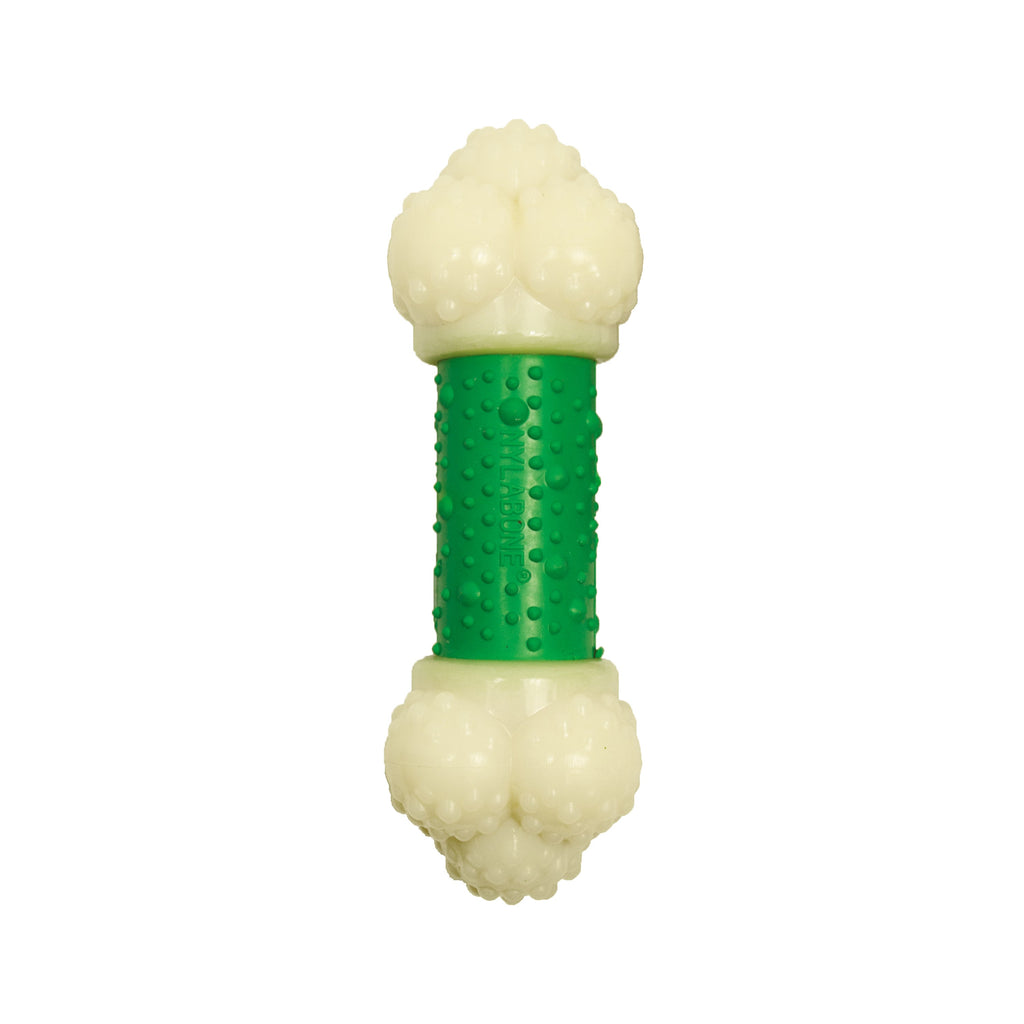 Nylabone Power Chew Double Action Durable Dog Toy Bacon, 1ea/Medium/Wolf  Up To 35 Lbs. 1 ct