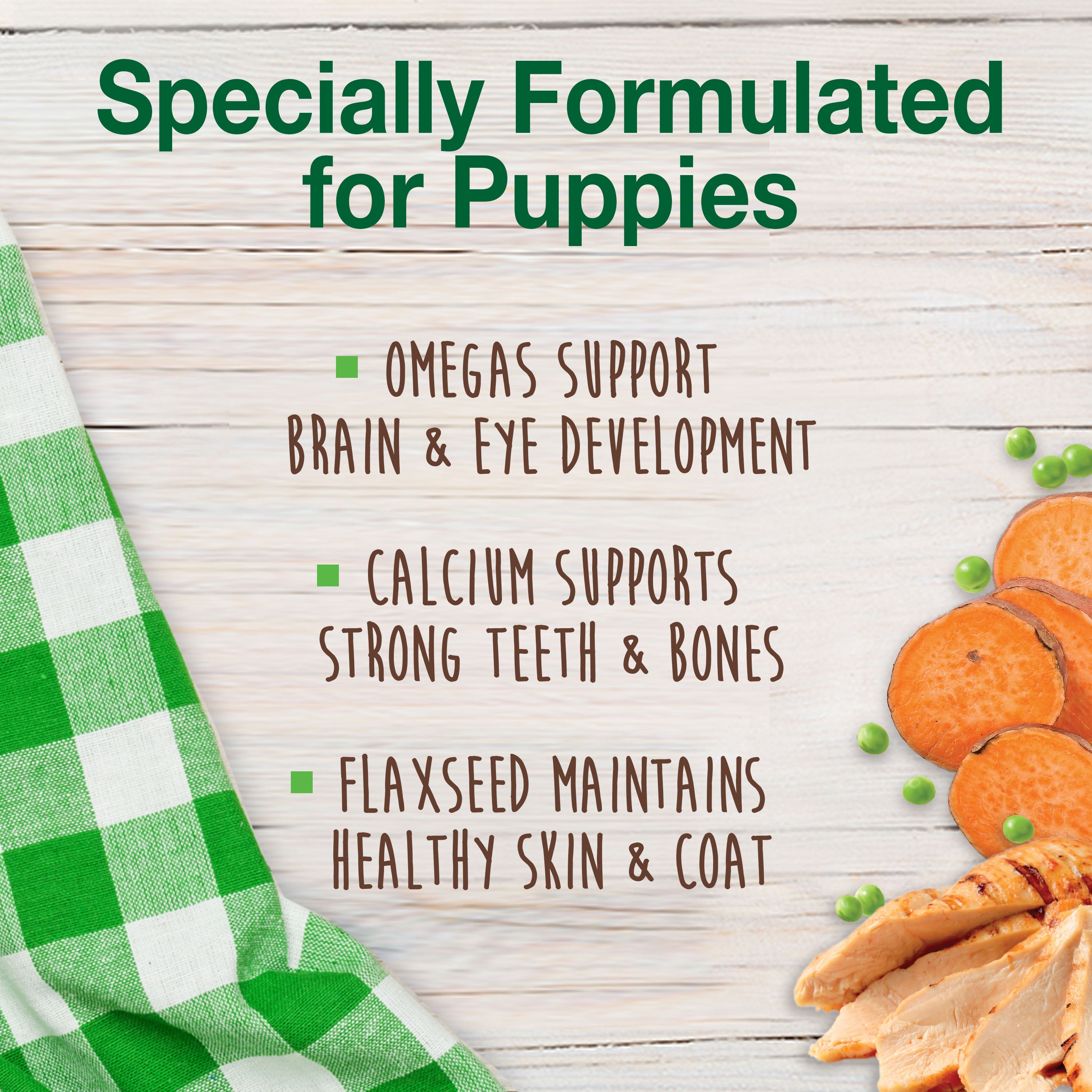 Nylabone Healthy Edibles AllNatural Long Lasting Puppy Chew Treats Turkey  Sweet Potato, 1ea/XS/Petite  Up To 15 Lbs. 4 ct