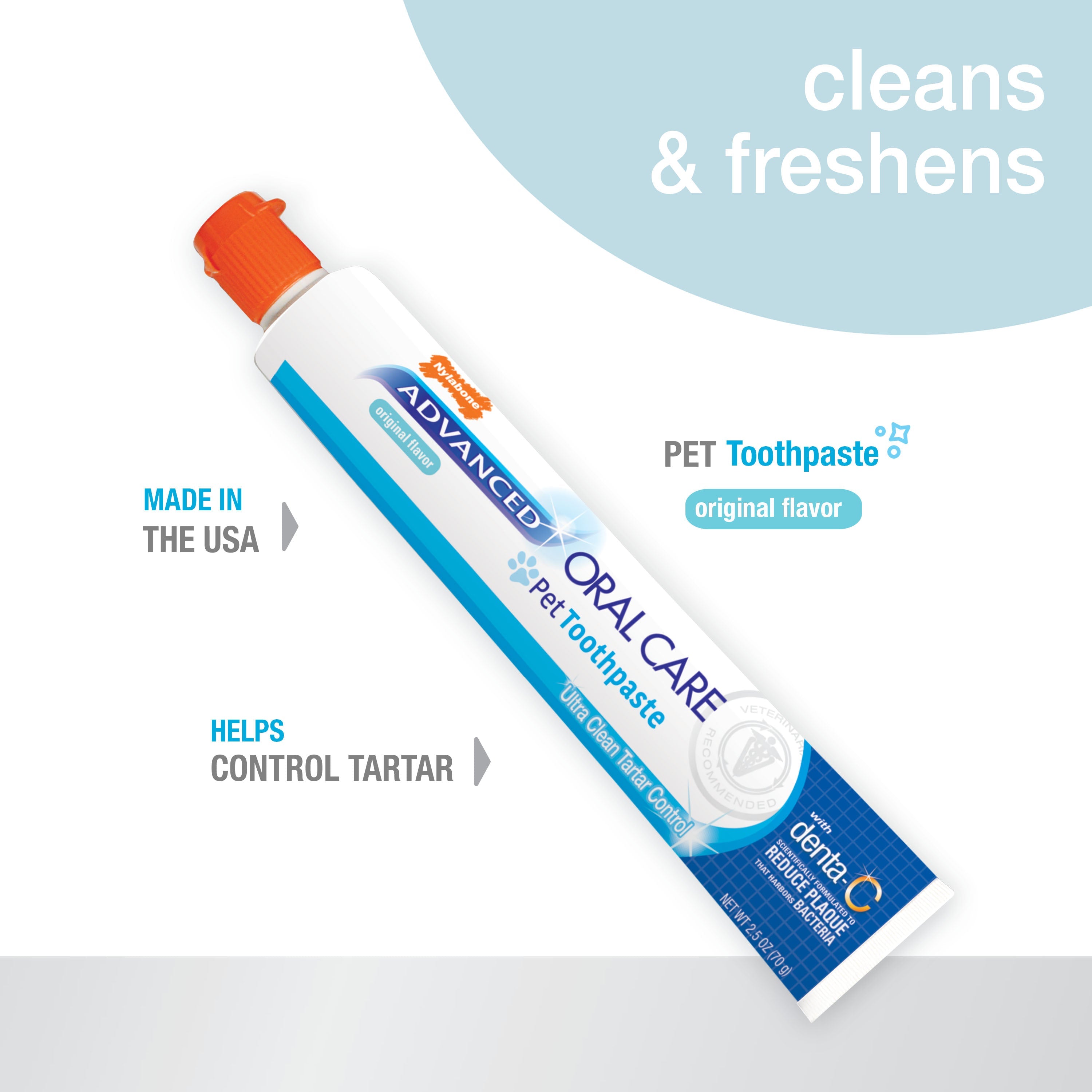 Nylabone Advanced Oral Care Tartar Control Dog Toothpaste Original, 1ea/2.5 oz 1 ct