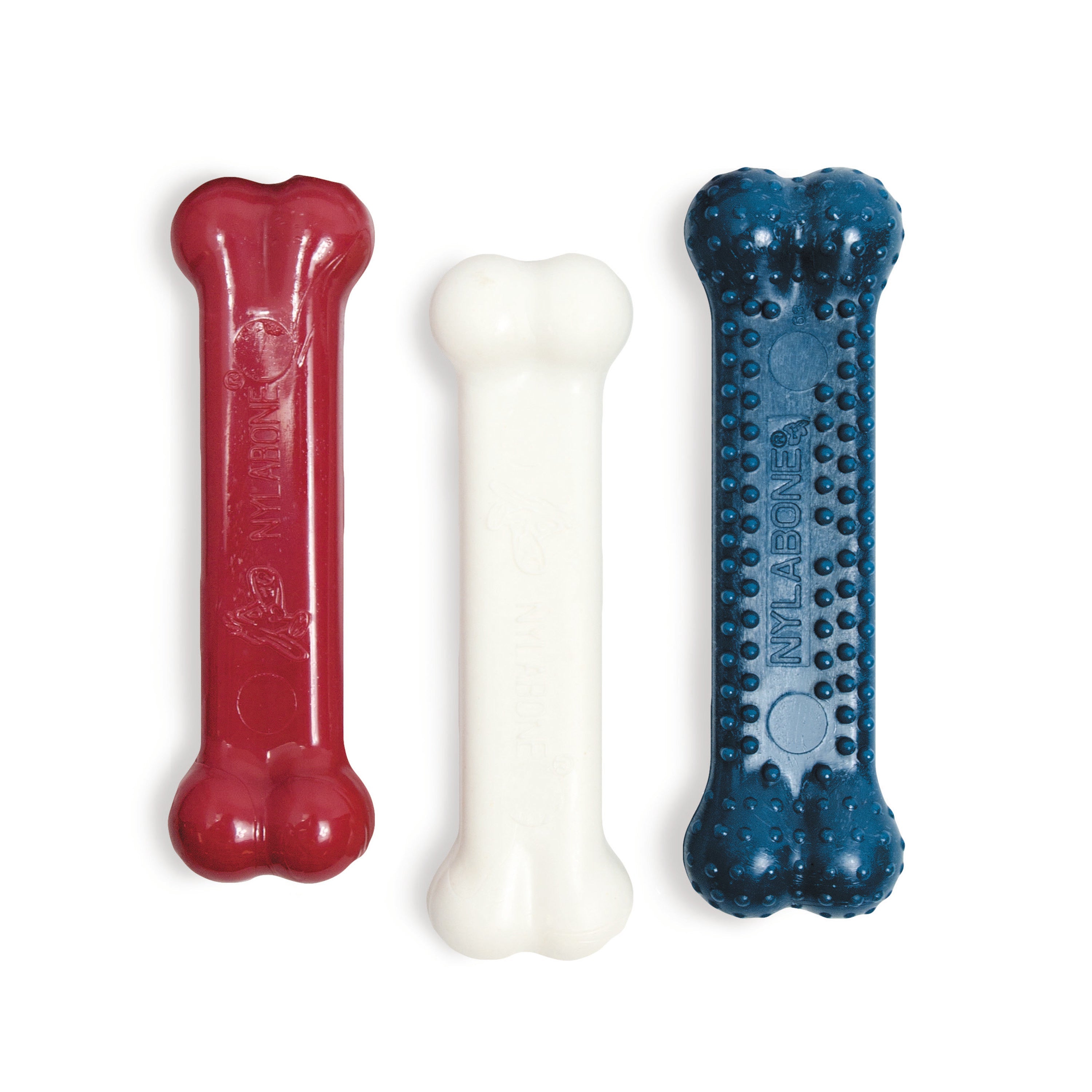 Nylabone Power Chew Variety Triple Pack Chicken, Bacon  Peanut Butter, 1ea/SMall/Regular  Up To 25 Ibs. 3 ct