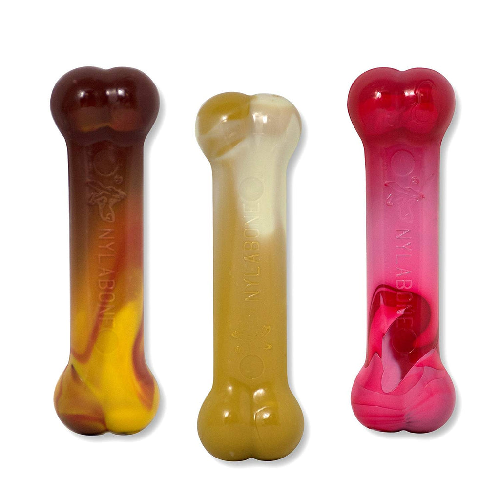 Nylabone Flavor Frenzy Power Chew Triple Pack Chili Cheese Dog, Popcorn  Cherry, 1ea/SMall/Regular  Up To 25 Ibs. 3 ct