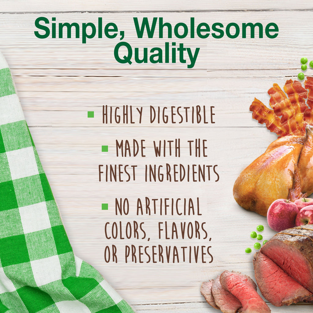 Nylabone Healthy Edibles AllNatural Long Lasting Puppy Chew Treats Roast Beef, Turkey, Apple, Bacon, 1ea/XS/Petite  Up To 15 Lbs. 3 ct