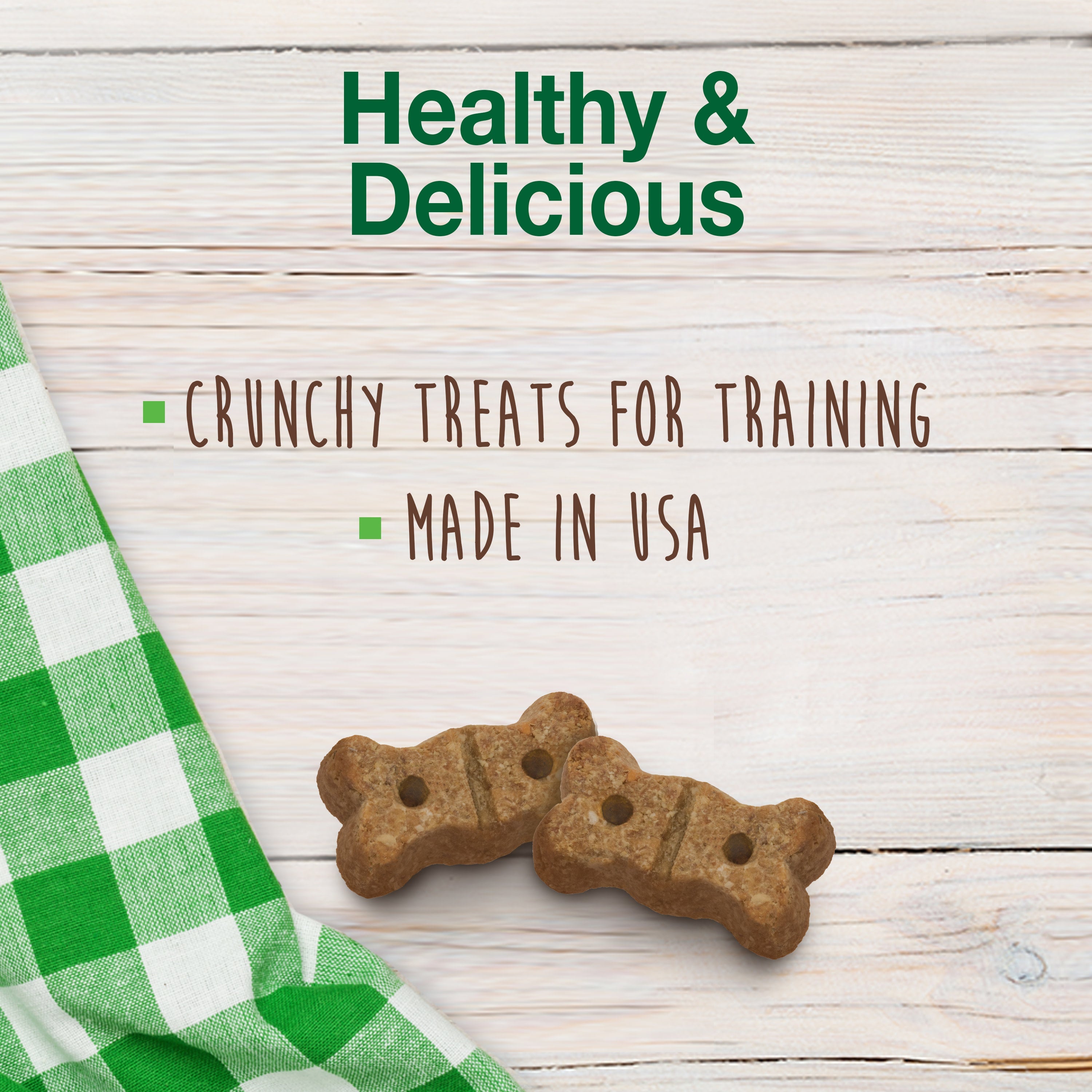 Nylabone Healthy Edibles Biscuits Grain Free Dog Treats Beef & Veggie 1ea/12 oz
