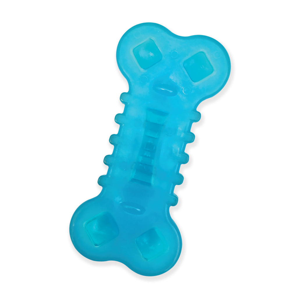Nylabone Flexi Chew Chill  Chew Toy with Treat Pockets Chicken, Blue, 1ea/Medium 1 ct