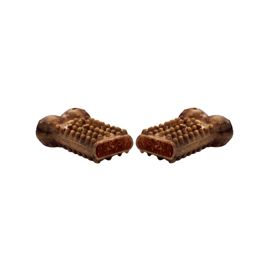 Nylabone Nubz Meaty Center Natural Long Lasting Edible Dog Chews Beef, 1ea/SMall  Up To 30 Lbs. 20 ct