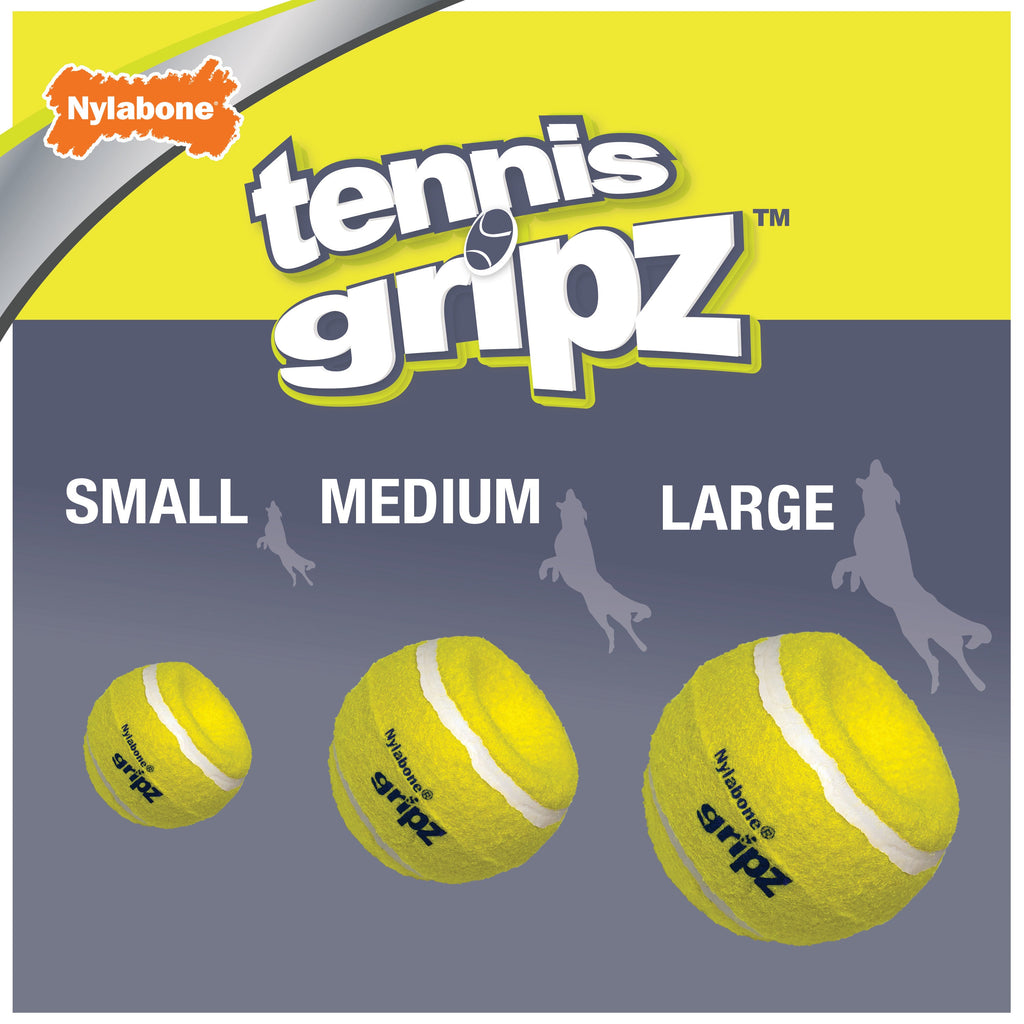 Nylabone Power Play Dog Tennis Ball Gripz 1 Count 1ea/Large
