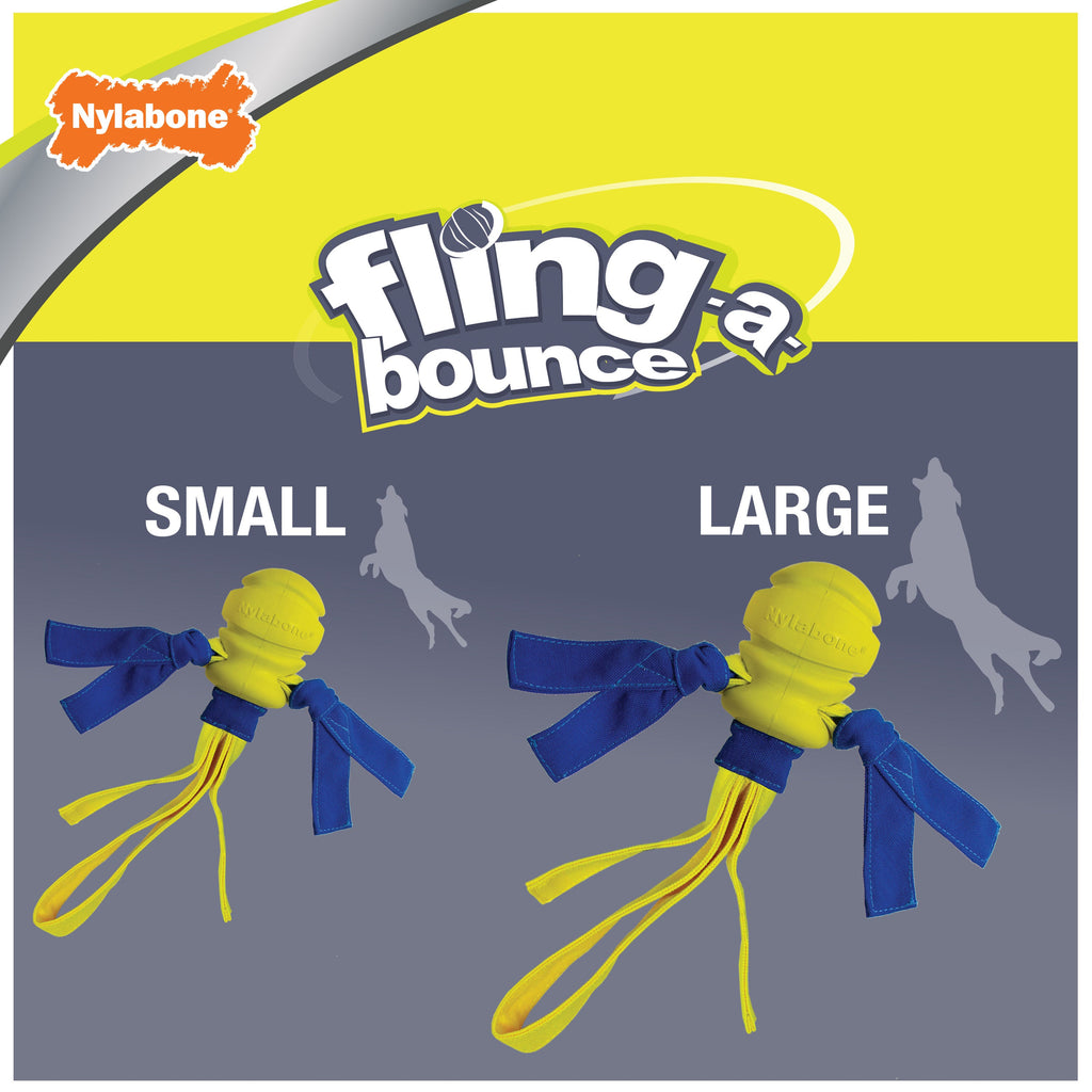Nylabone Power Play FlingaBounce Interactive Dog Toy 1ea/Large/Giant  Up To 50 Lbs. 1 ct