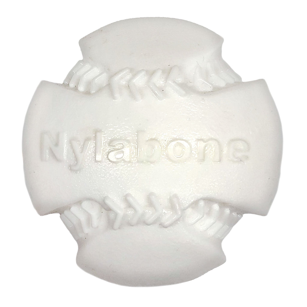 Nylabone Power Play Dog Baseball Gripz Medium/Wolf - Up To 35 Lbs. (1 ct)