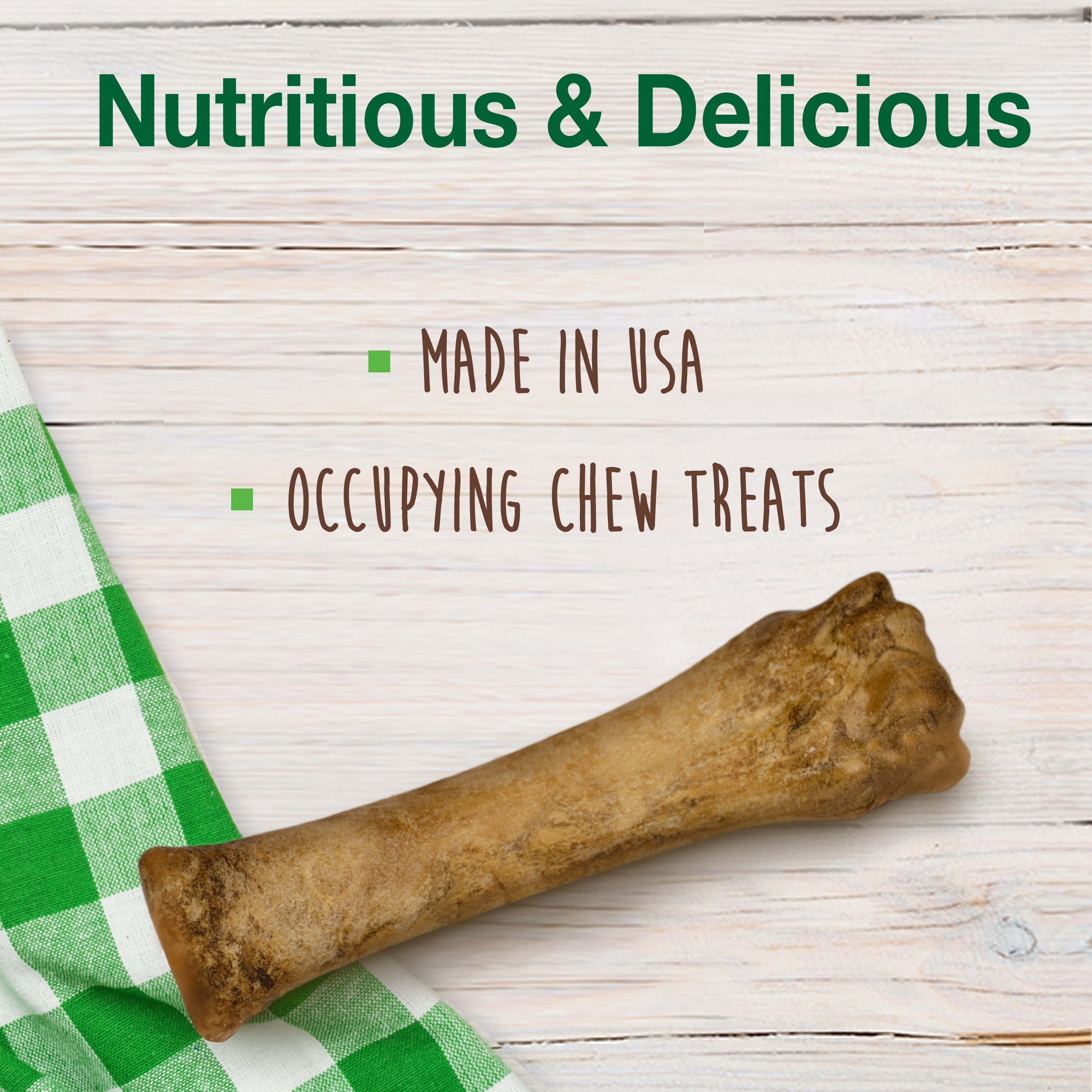 Nylabone Healthy Edibles AllNatural Long Lasting Chew Treats Roast Beef, 1ea/XL/Souper  50 Lbs. 2 ct