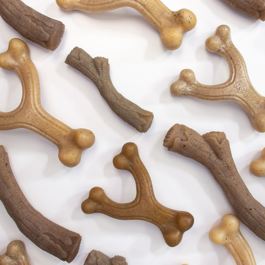 Nylabone Gourmet Style Strong Chew Wishbone Dog Chew Toy Chicken, 1ea/Large/Giant  Up To 50 Lbs. 1 ct