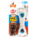 Nylabone Puppy Power Chew Souper Bone  PopIn Puppy Treat Toy Combo Chicken, 1ea/Medium/Wolf  Up To 35 Lbs. 1 ct