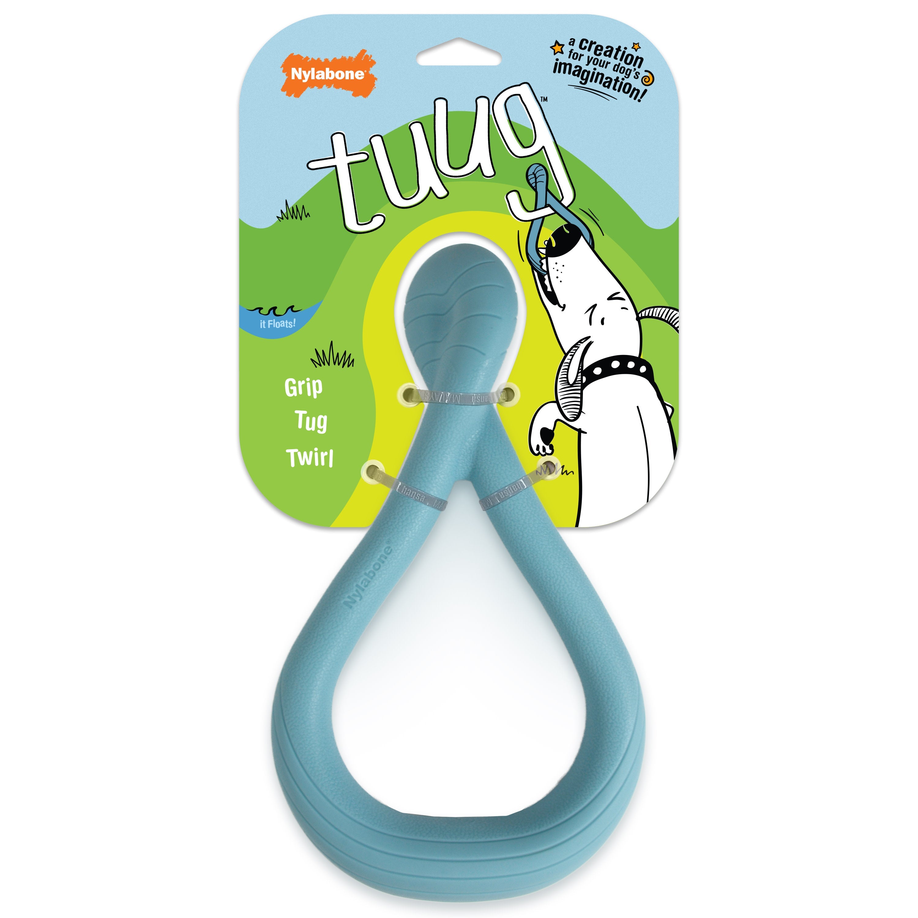 Nylabone Creative Play Tuug Dog Tug Toy Blue, 1ea/Large/Giant  Up To 50 Lbs. 1 ct