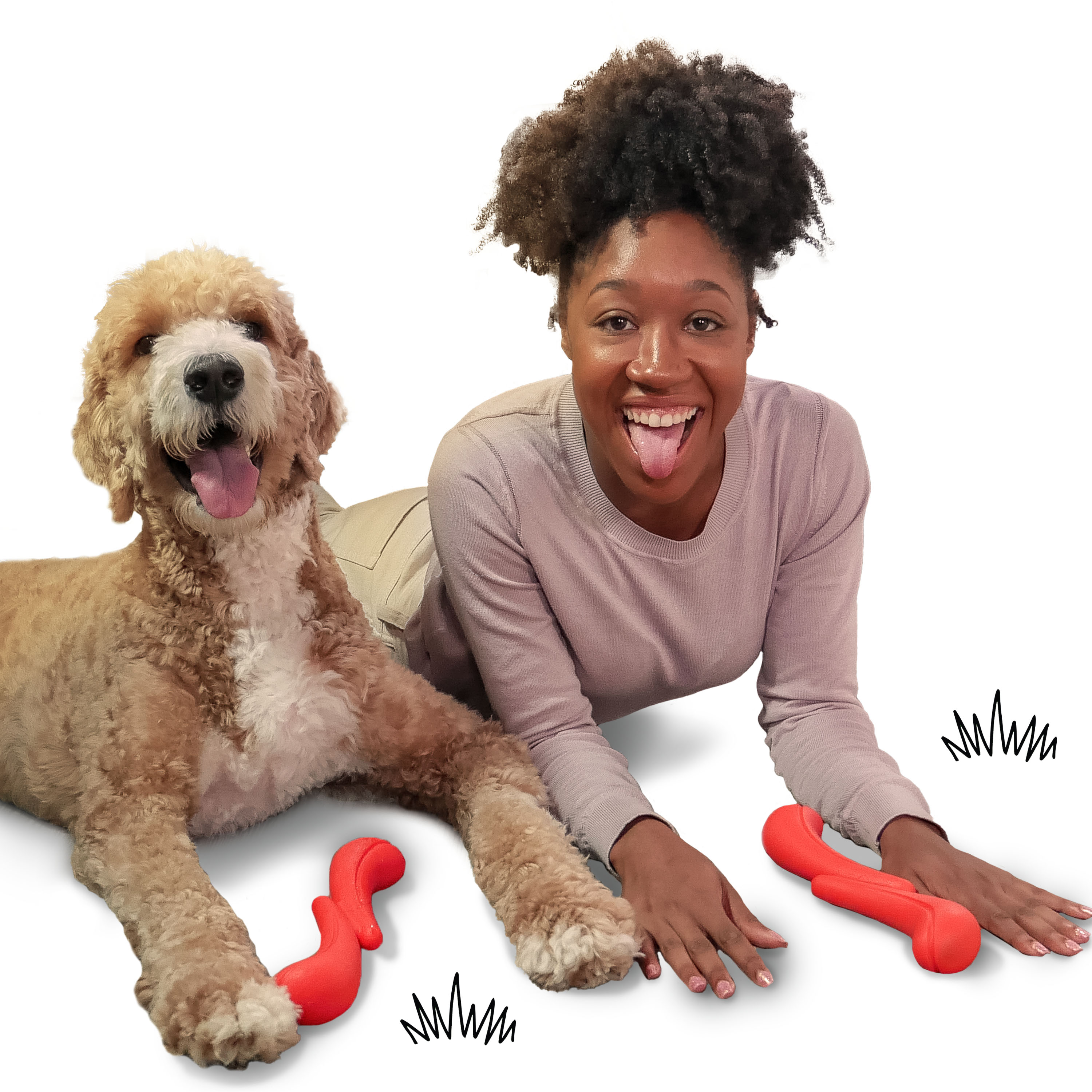 Nylabone Creative Play Stik-GO Dog Fetch Toy Red Large/Giant - Up To 50 Lbs. (1 ct)