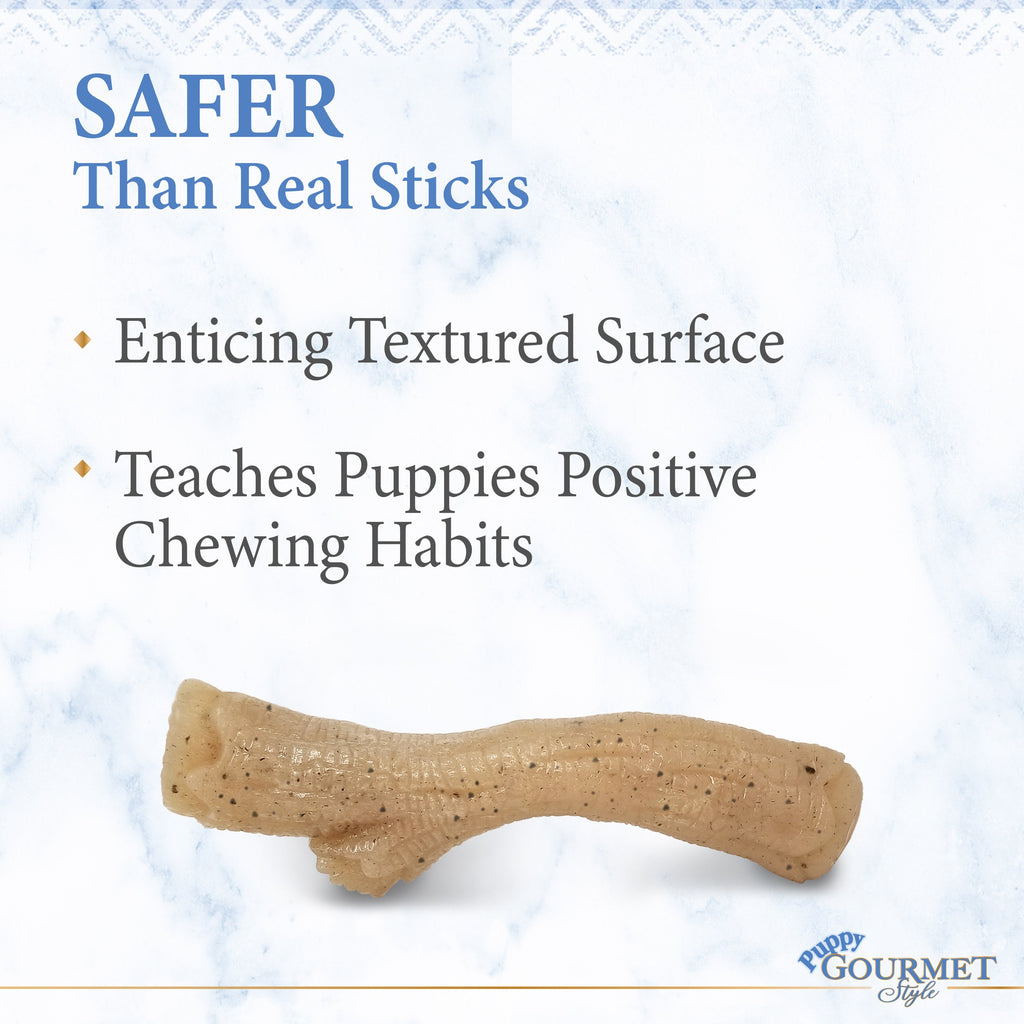 Nylabone Gourmet Style Strong Stick Puppy Chew Toy Chicken, 1ea/Medium/Wolf  Up To 35 Lbs. 1 ct
