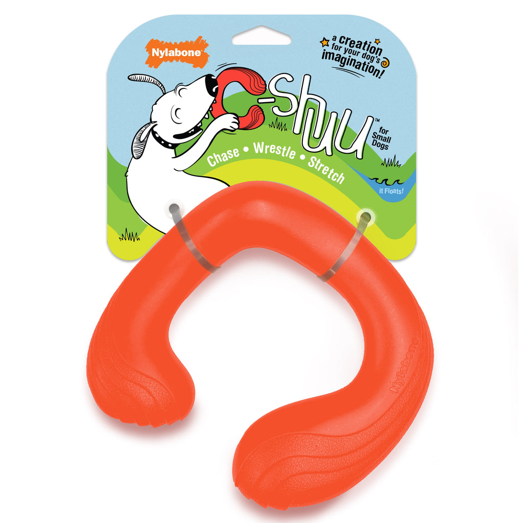 Nylabone Creative Play C-Shuu Dog Chase Toy Red Small/Regular - Up To 25 Ibs. (1 ct)