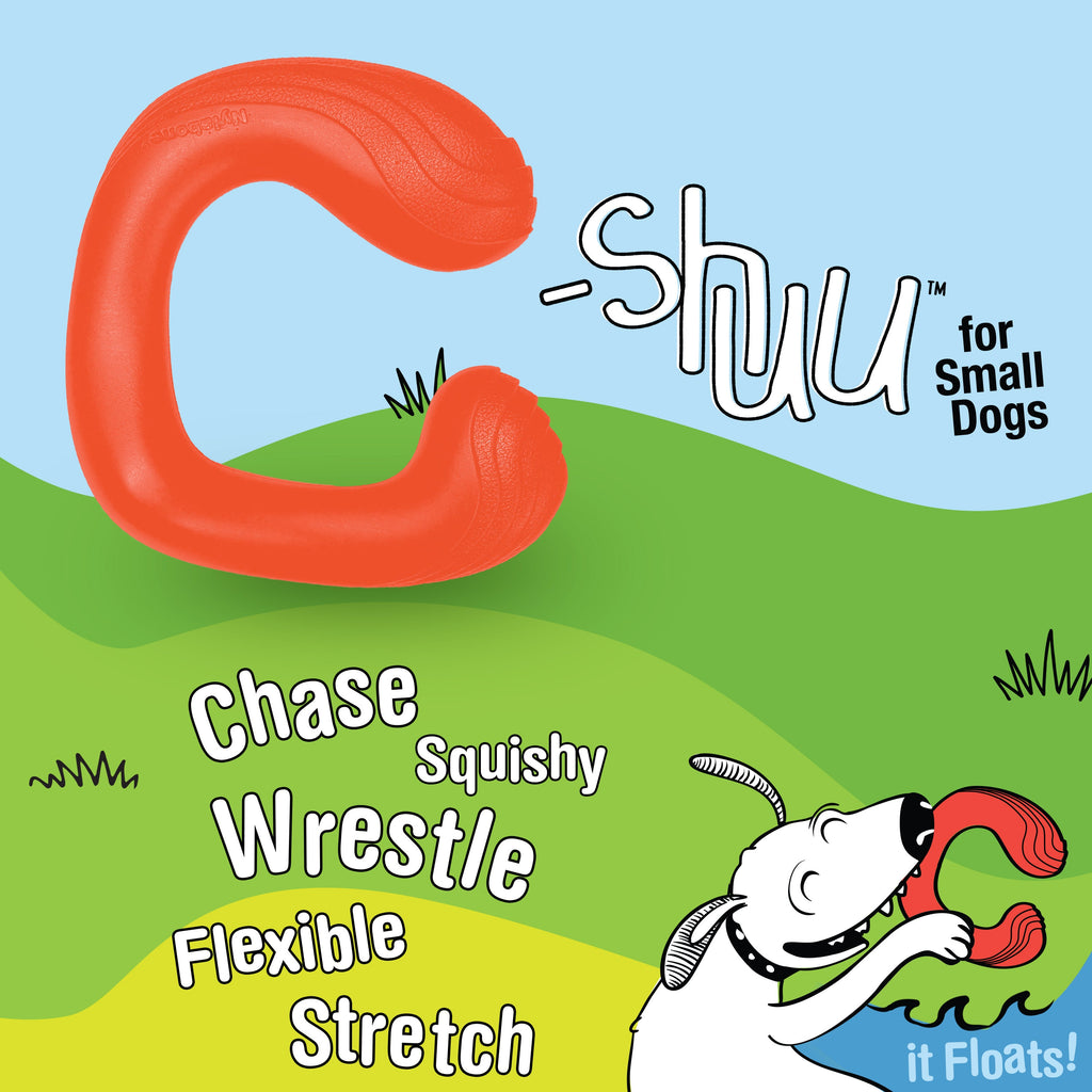 Nylabone Creative Play C-Shuu Dog Chase Toy Red Small/Regular - Up To 25 Ibs. (1 ct)
