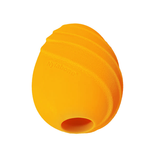 Nylabone Creative Play Eggi Dog Treat Toy Orange Small/Regular - Up To 25 Ibs. (1 ct)
