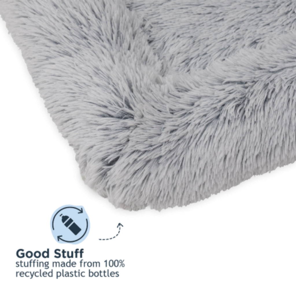Tall Tails Dog & Cat Grey Cuddle Crate Bed, Small/Medium