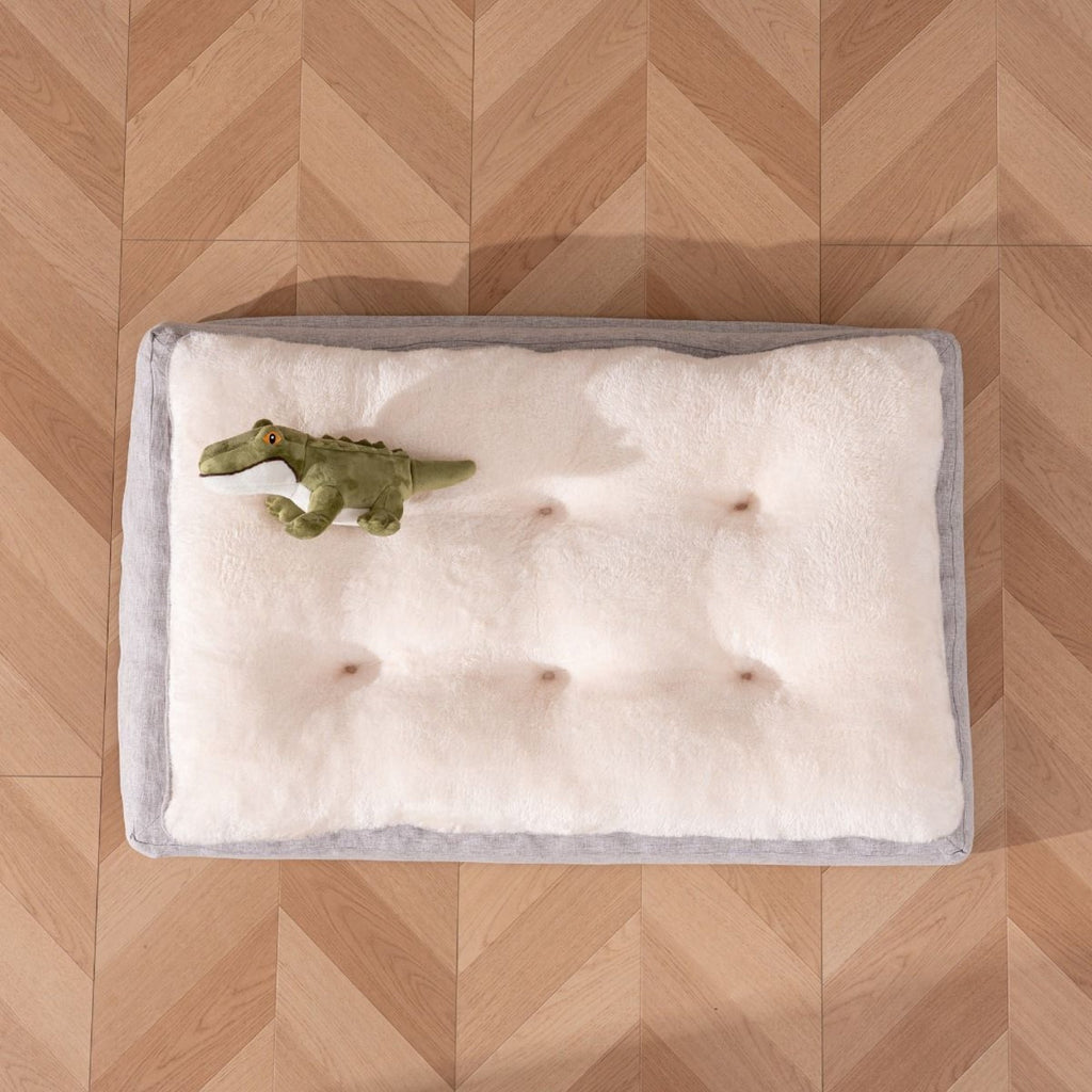 Territory Dog & Cat Khaki Lounger Bed, 30" x 20"