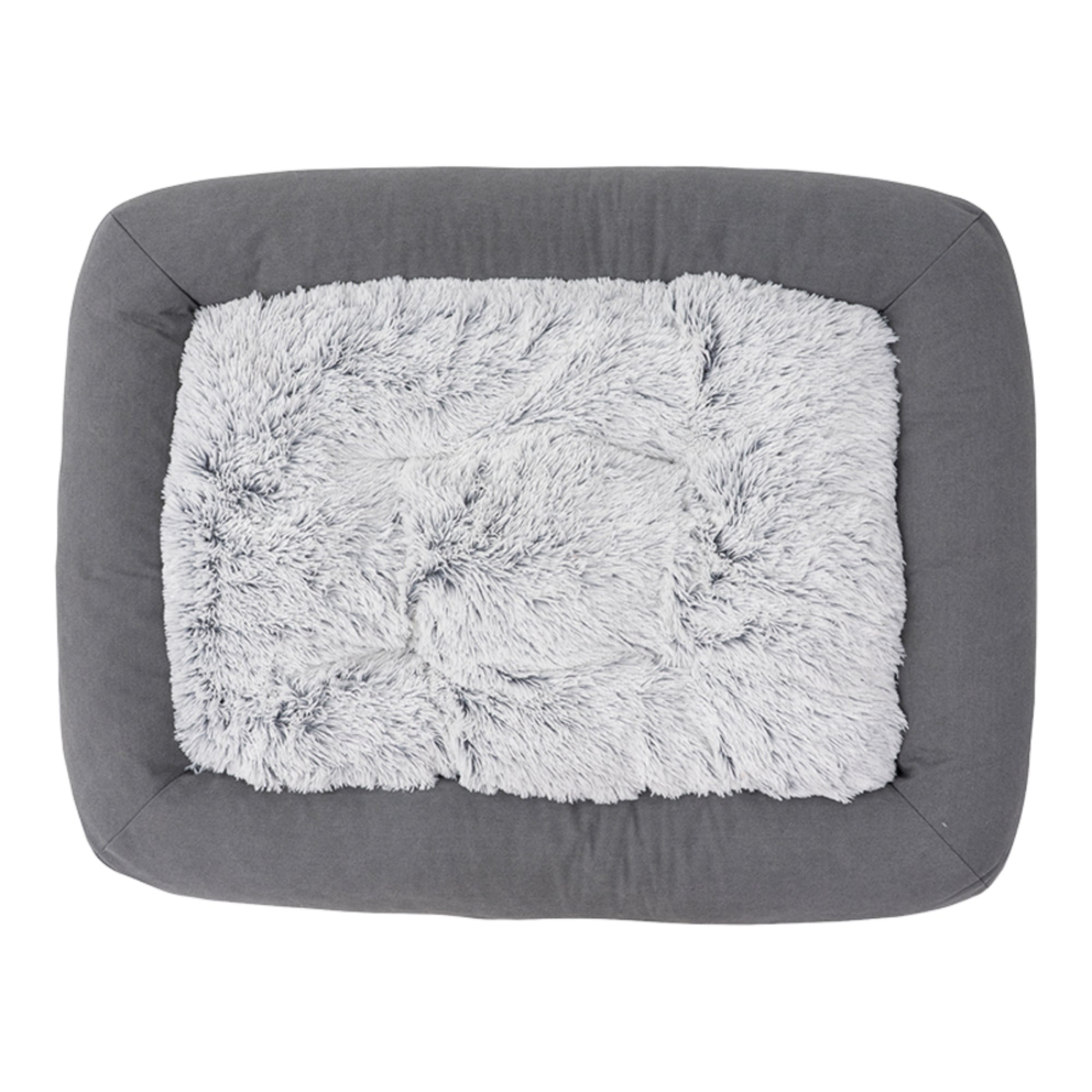 Tall Tails Dog & Cat Grey All In One Bed, 28" x  22"