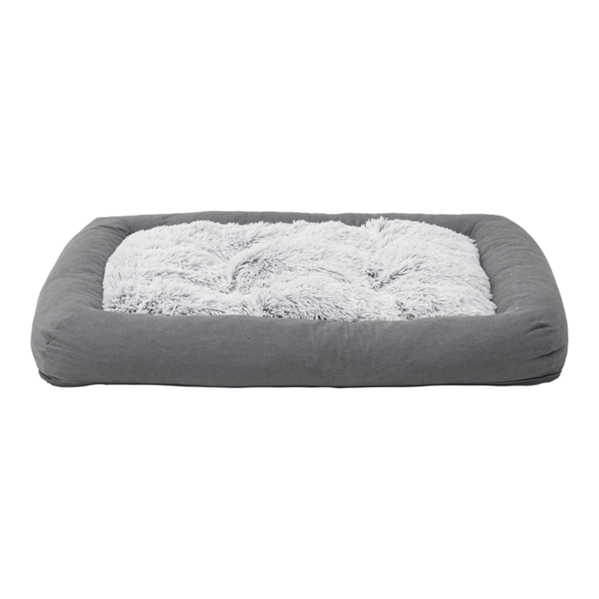 Tall Tails Dog & Cat Grey All In One Bed, 28" x  22"