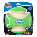 Chuckit! Kick Fetch Dog Toy Max Glow Green/White LG
