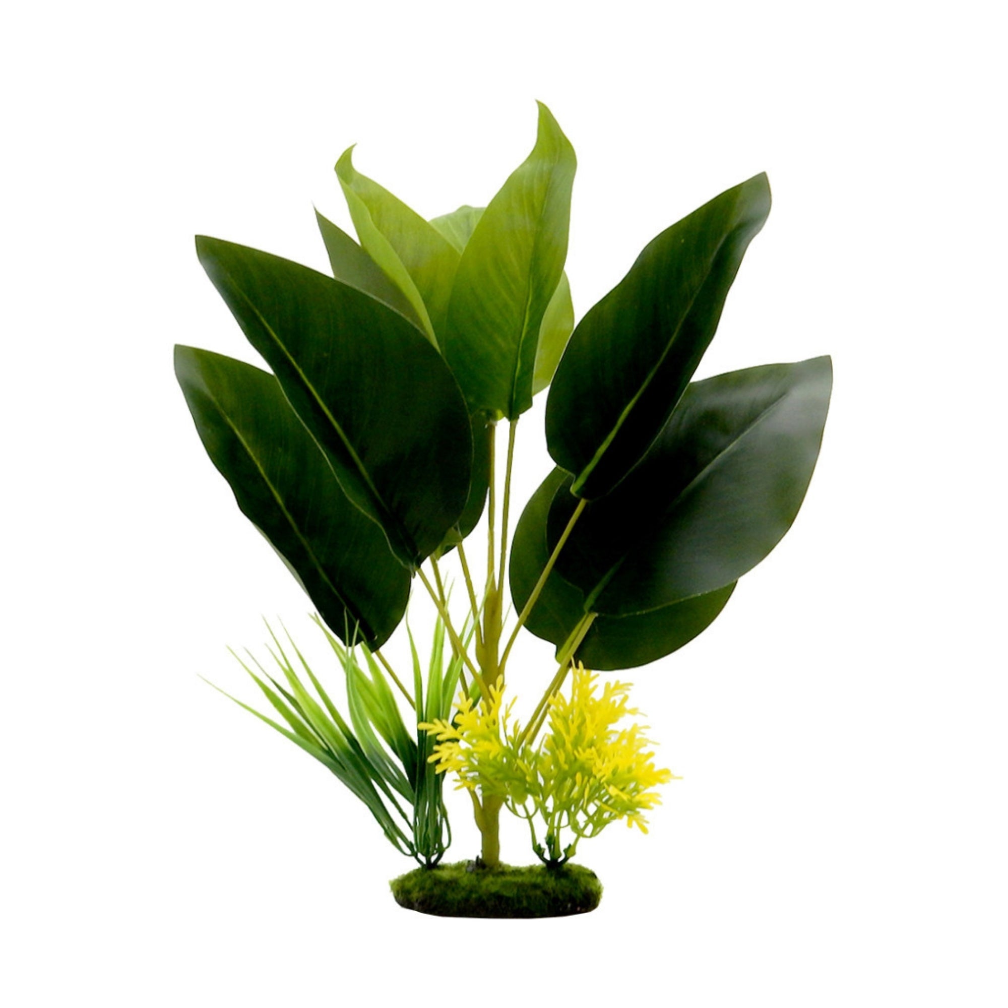 Blue Ribbon Pet Products Tropical Gardens Bird of Paradise Aquarium Plant 14 in