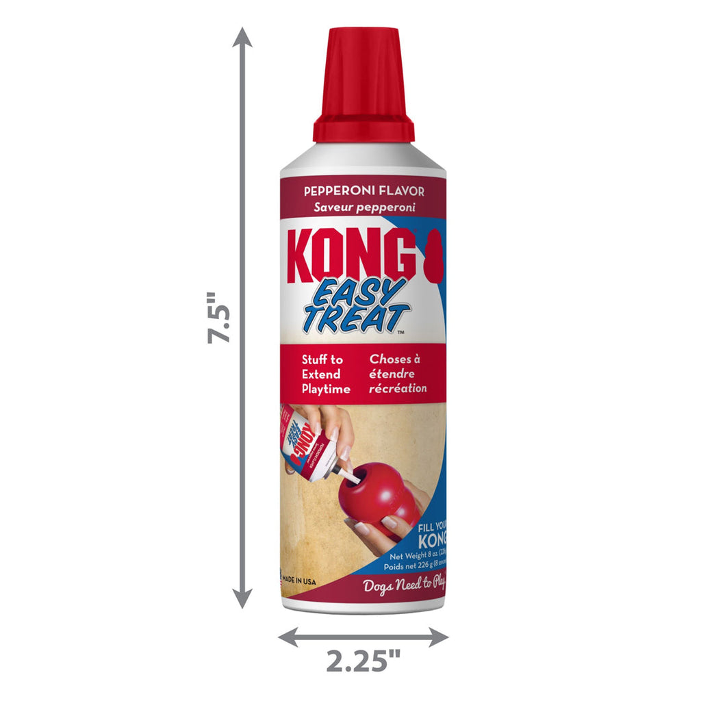 KONG Easy Treat Paste Dog Treat Pepperoni 8 oz