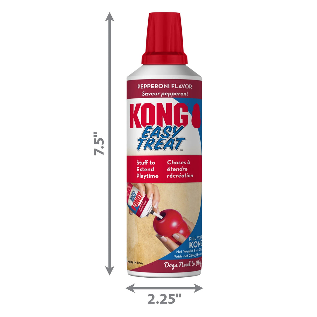 KONG Easy Treat Paste Dog Treat Pepperoni 8 oz