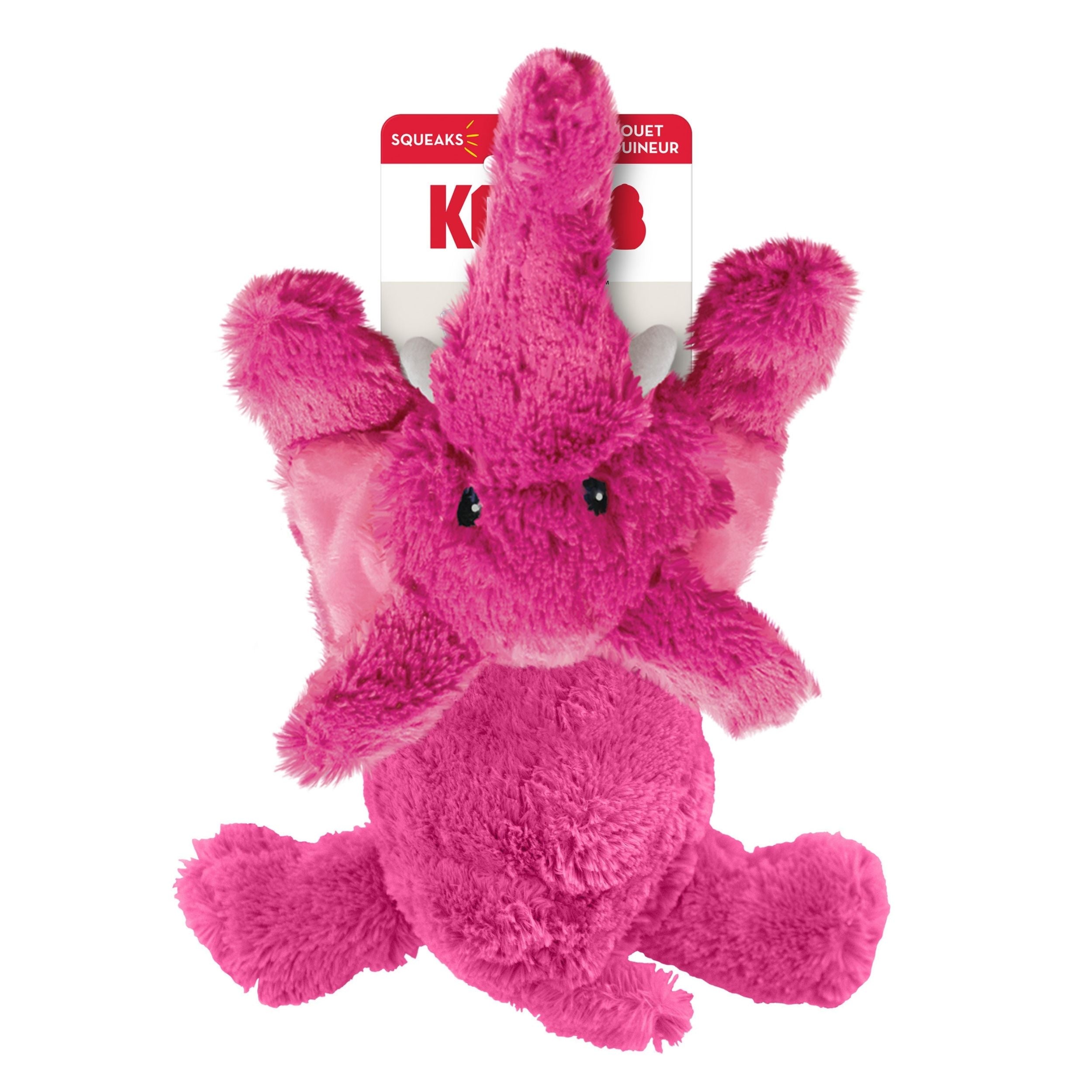 KONG Cozie Elmer the Elephant Dog Toy, Medium