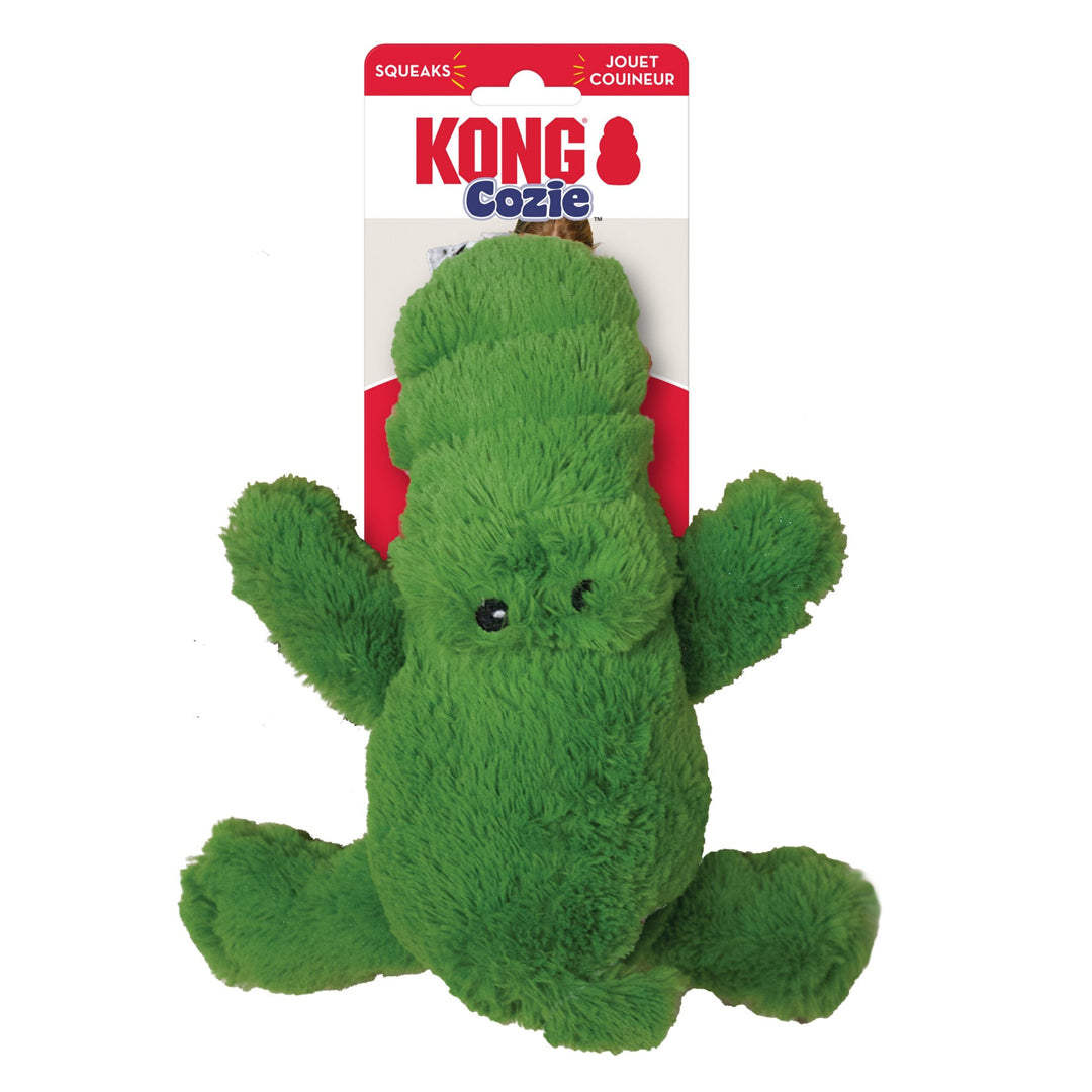 KONG Cozie Ali the Alligator Dog Toy, Medium