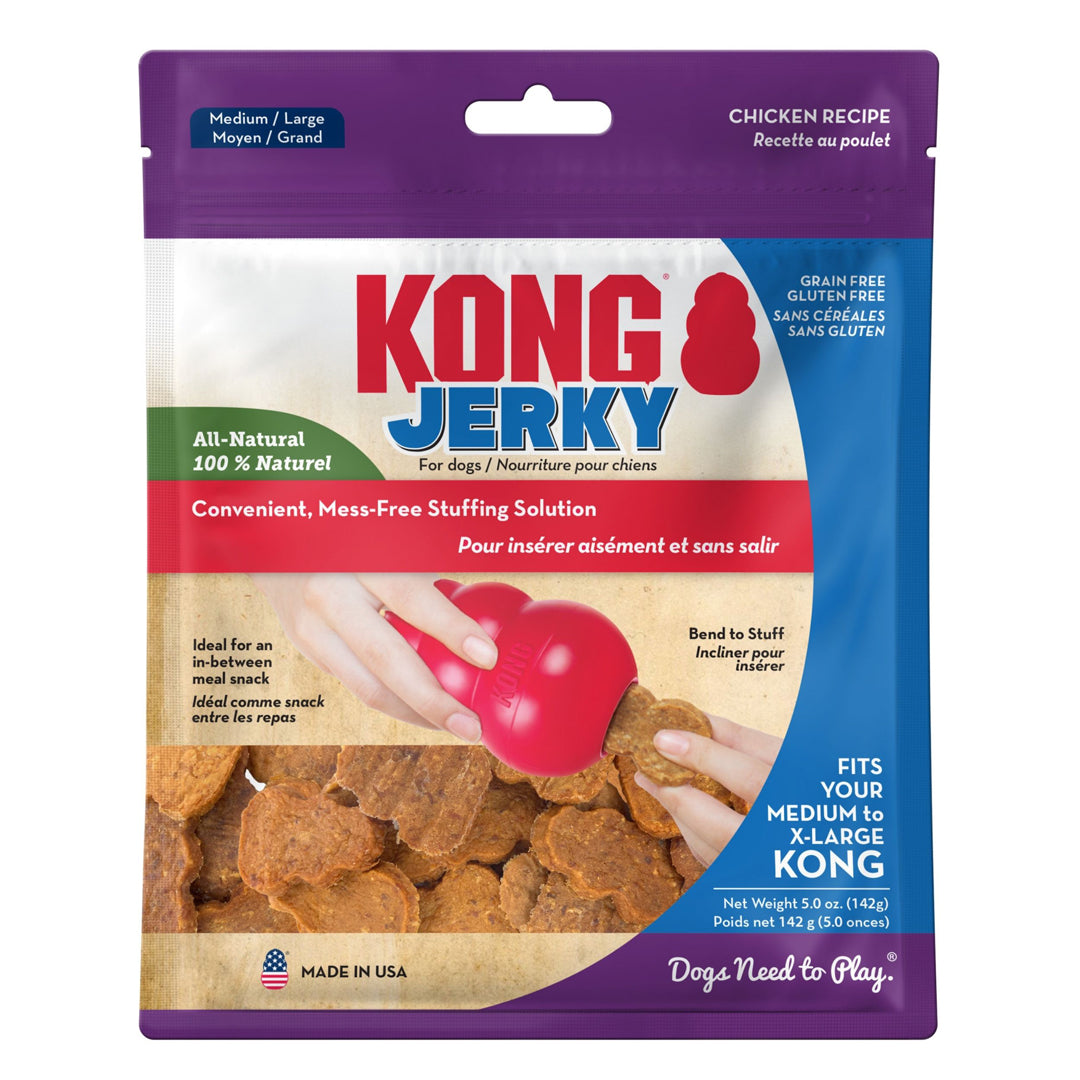 KONG Jerky Dog Treat Chicken Medium/Large Between 30-65 lbs