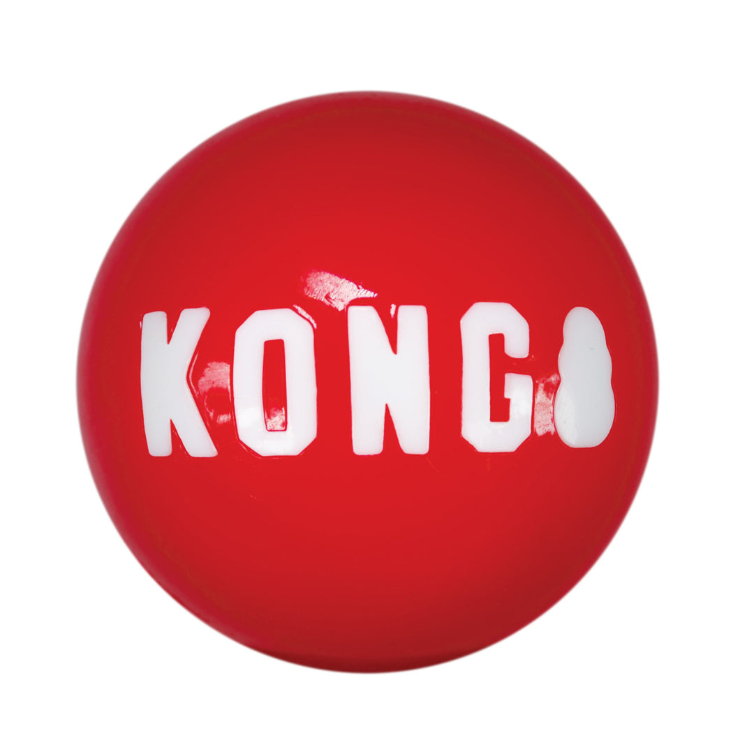 KONG Signature Ball Dog Toy Red MD