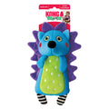 KONG Whoopz Hedgehog Dog Toy Blue 1ea/SM