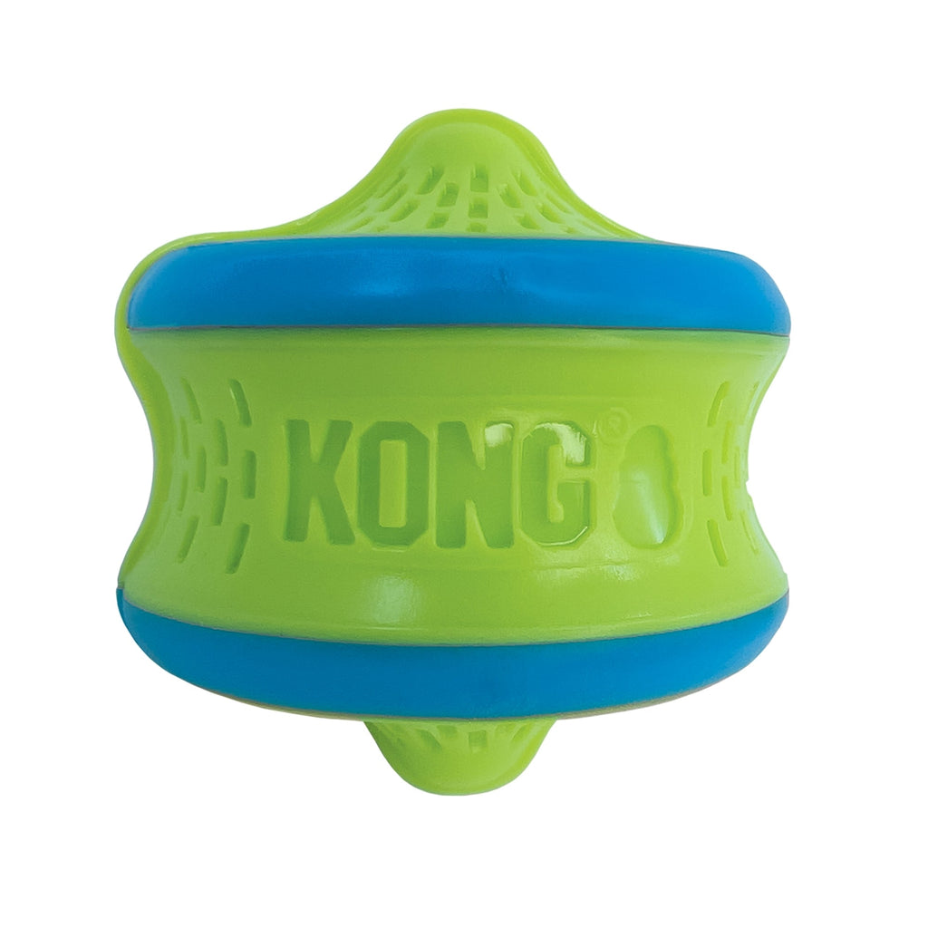 KONG Rambler Rattlez Dog Toy Swirl Ball Medium