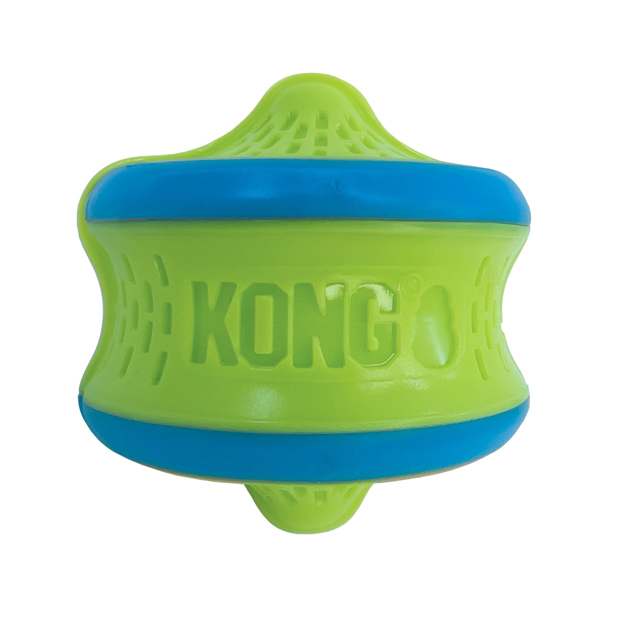 KONG Rambler Rattlez Dog Toy Swirl Ball Medium