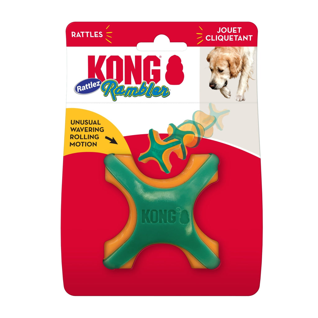 KONG Rambler Rattlez Dog Toy X-Ball Large