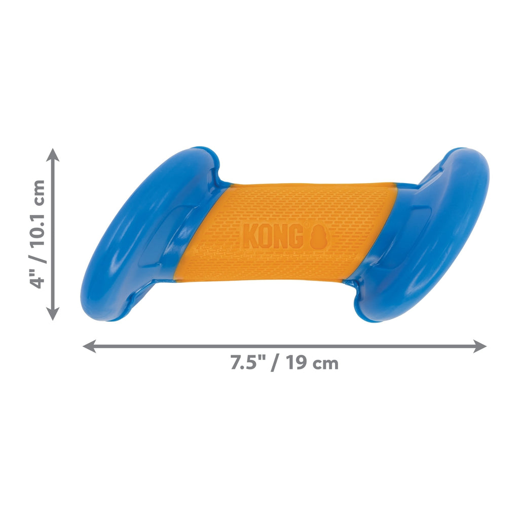 KONG Rambler Rattlez Dog Toy Dumbbell Large
