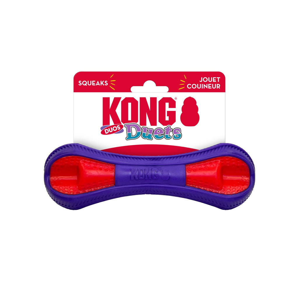 KONG Duets Duos Dog Toy Bone Medium