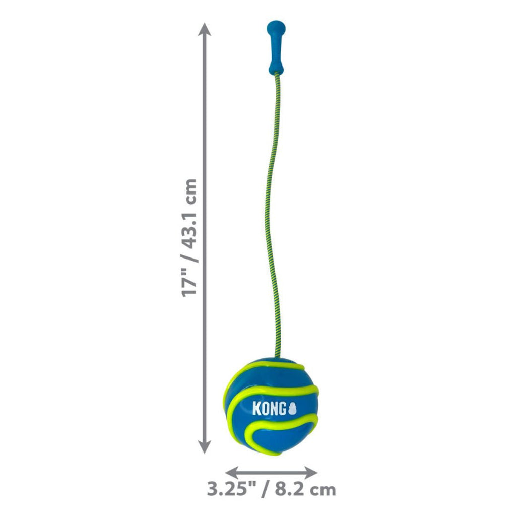 KONG Bunji High-Viz Ball Dog Toy Assorted Color Large