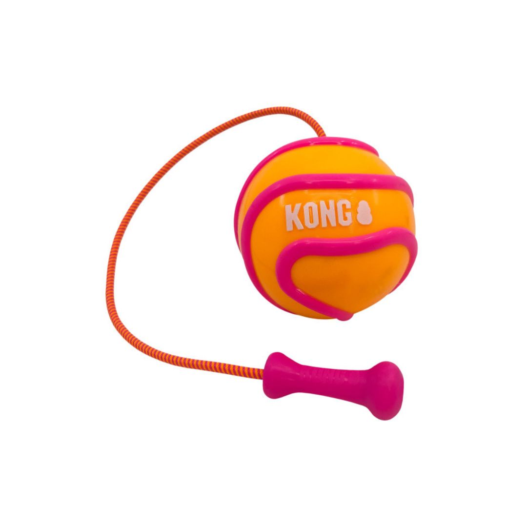 KONG Bunji High-Viz Ball Dog Toy Assorted Color Large