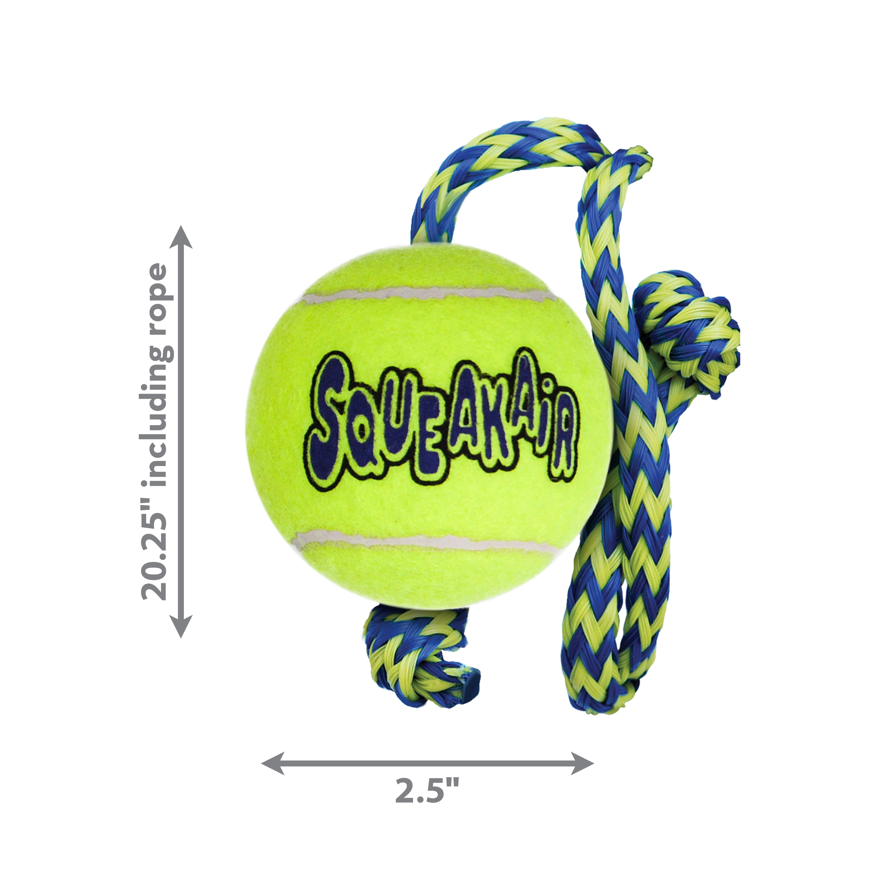!!KONG D SQKAIR BALL ROPE MD