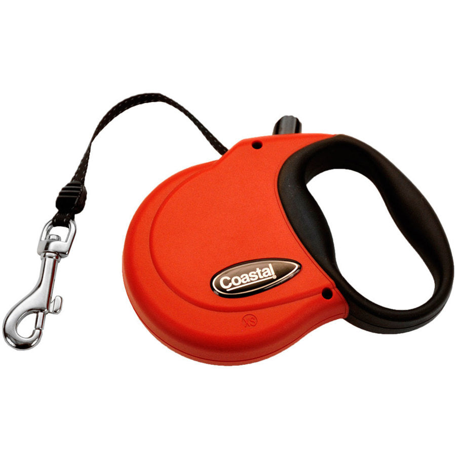 Coastal Retractable Dog Leash Red, 1ea/12 ft, XS