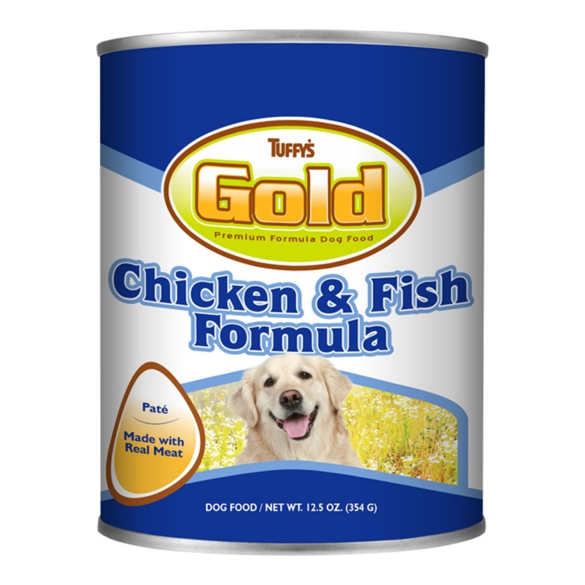 Tuffy's Dog Gold Chicken & Fish 12.5oz. (Case of 12)