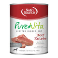 Pure Vita Dog Grain Free Beef Entree 12.3oz. (Case of 12)