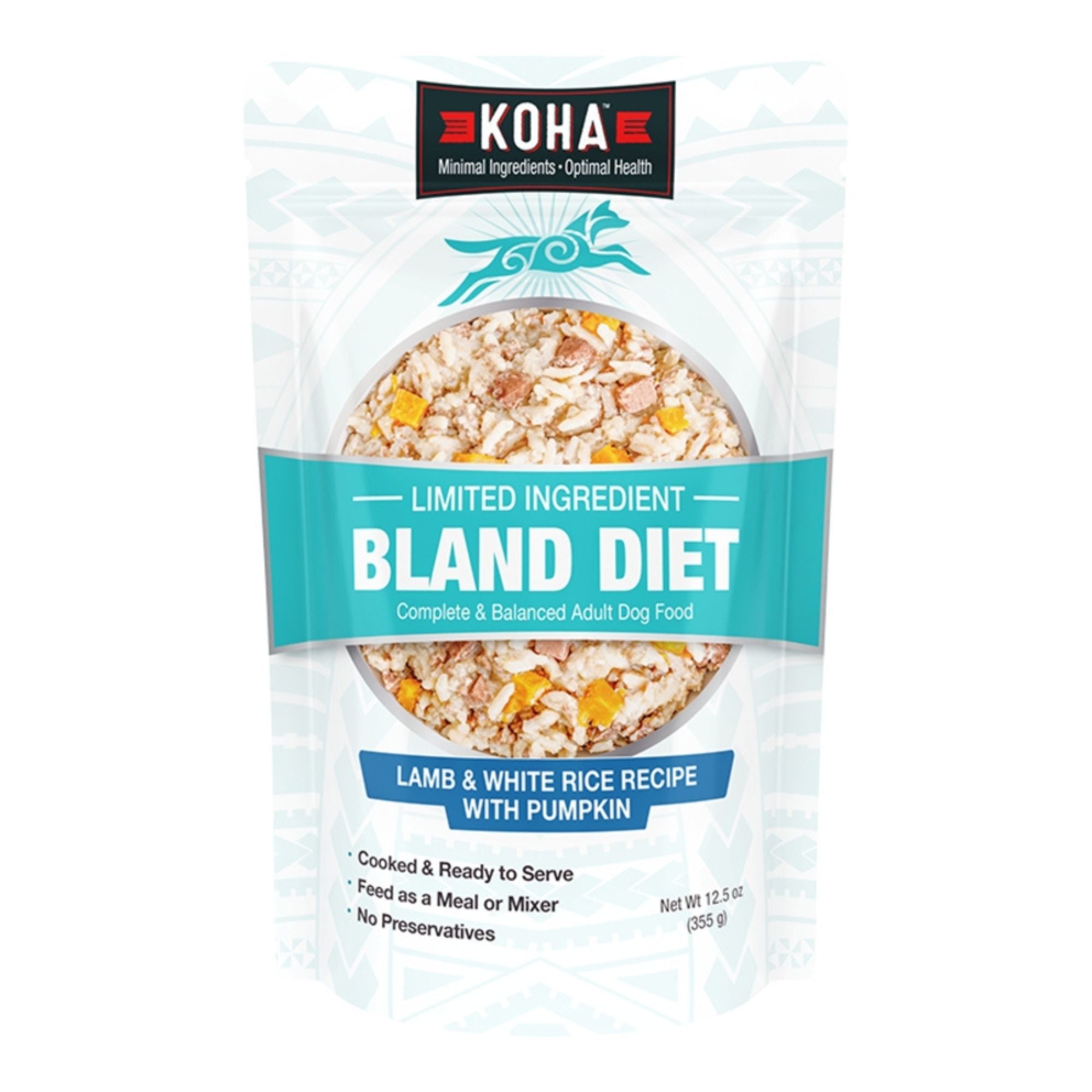 Koha Dog Bland Diet Lamb & Rice 12.5oz. (Case of 6)