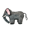 Tuffy Zoo Elephant Durable Dog Toy Gray, 1ea/15 in