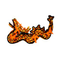 Tuffy Dragon Durable Dog Toy Orange, 1ea/21 in
